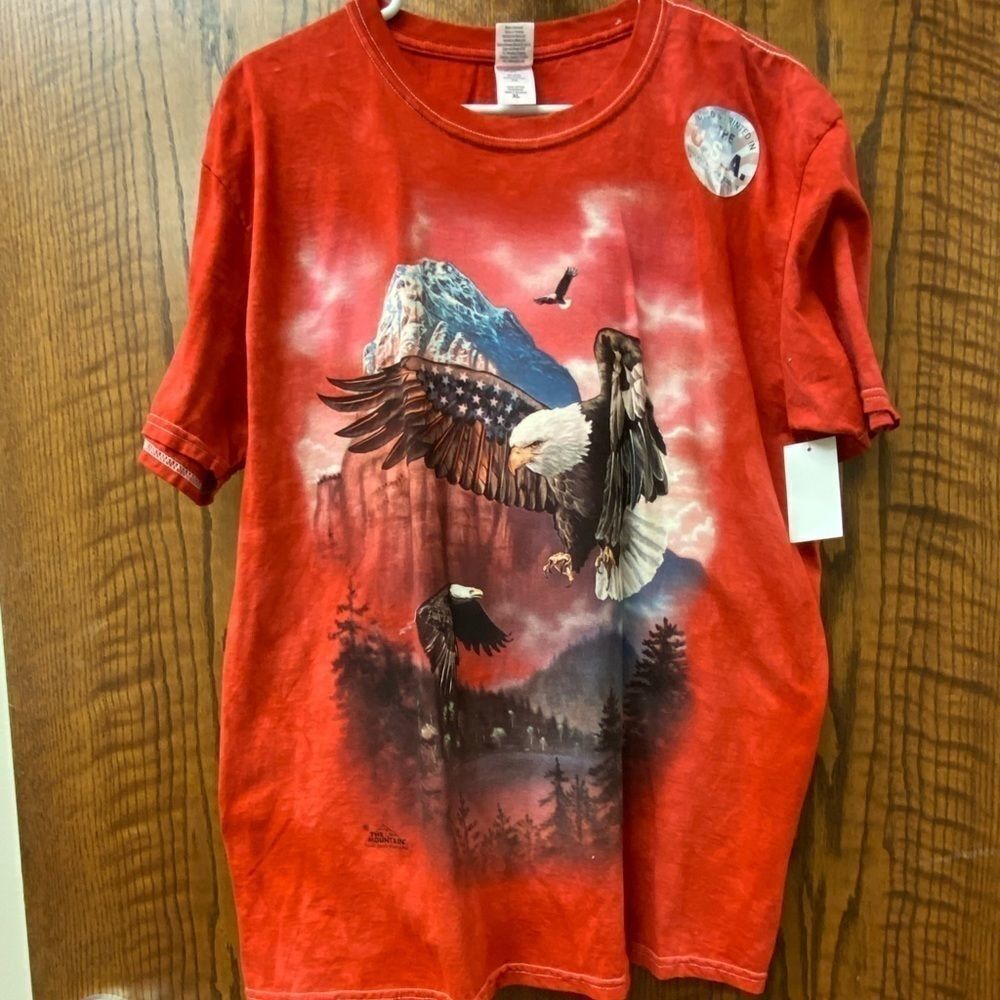 Gildan‎ Americana patriotic eagle unisex t shirt